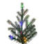 Vickerman 7.5' x 67" Sherwood Fir Artificial Pre-Lit Christmas Tree with 1100 LED Color Changing 3mm Low Voltage 6 Function Wide Angle Coaxial Lights-1924916869