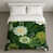 Motif floral vert
