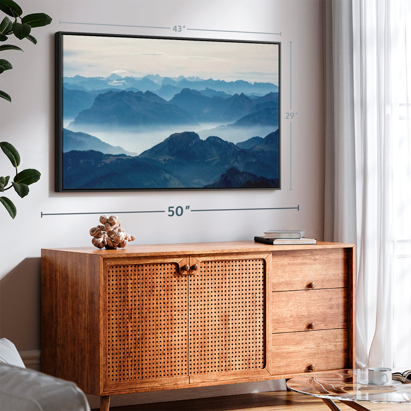 Nature "Art mural des Alpes Suisses", H 29 po x l 43 po