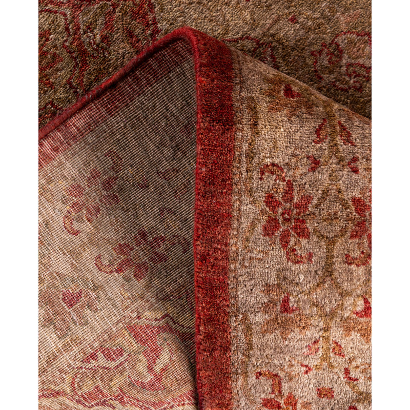 Overdyed Hand-Knotted Wool Modern-Contemporary Gray Area Rug 2' 8" x 4' 8"