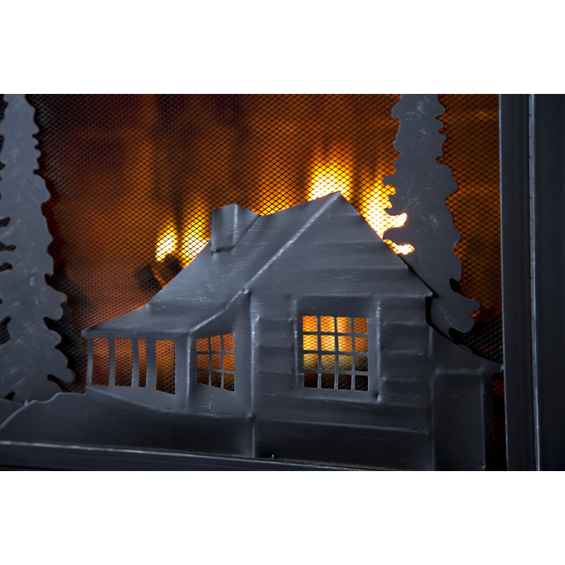 Steel Fireplace Screen