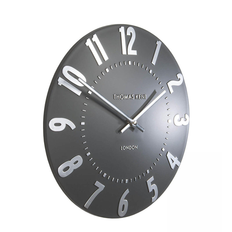 Mulberry Metal Wall Clock, Small, Graphite