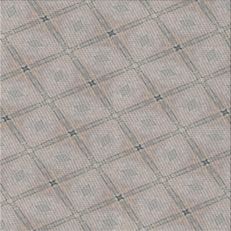 Geometric Indoor Rug, Square 4'