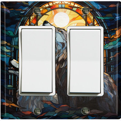 Nature Themed 2 - Gang Rocker Standard Wall Plate