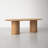 Tov Furniture Brandy Natural Ash Wood Oval Dining Table