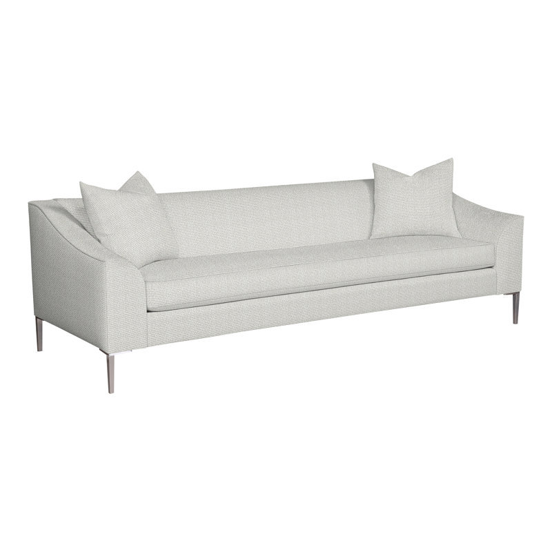 Tess Bench Seat Sofa, Callaloo Cotton Polyester Blend