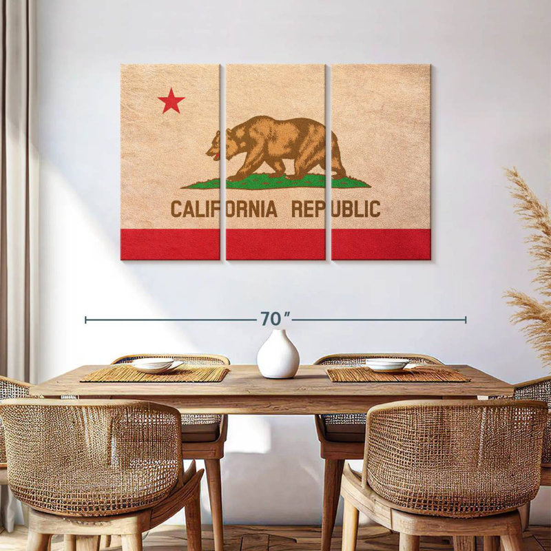 Borges California Flag, 36" H x 57" W
