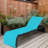 Luciana Outdoor Wicker Chaise Lounge , Cushion Included-1511338672