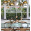 Trailing Faux Cedar Tree in Glass Vase