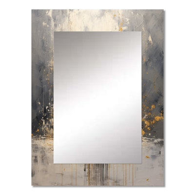 Zen Meditation Position II - Meditation Decorative Mirror, Traditional Wall Mirror, Printed Metal Art