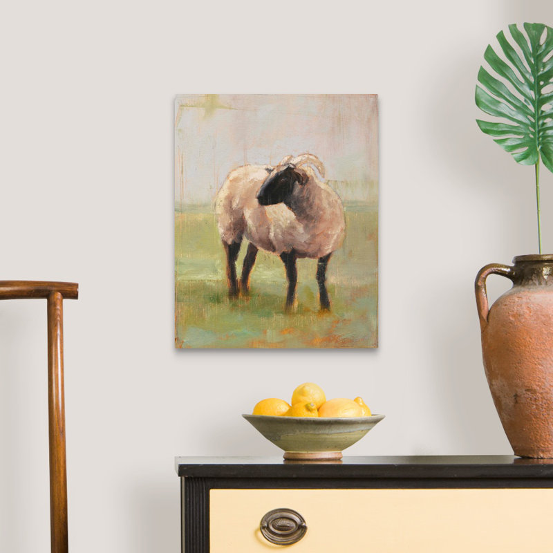 «Away From The Flock II», art mural sur toile, H 20 po x l 16 po x P 1 po, Toile tendue