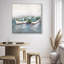Oliver Gal Calm Coast Nautical and Coastal - Hand-Brushed Gel Coat Framed Canvas Art-1682885080-1682885081