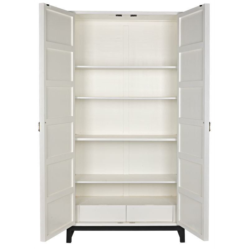 Maharadscha 2 - Door Armoire, Pale, 100" H x 51" W x 20" D