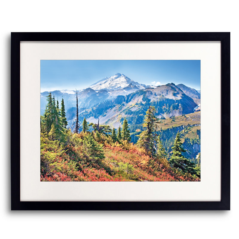 Mt. Baker Autumn Portrait Print by Bruce Heinemann, 24" H x 32" W