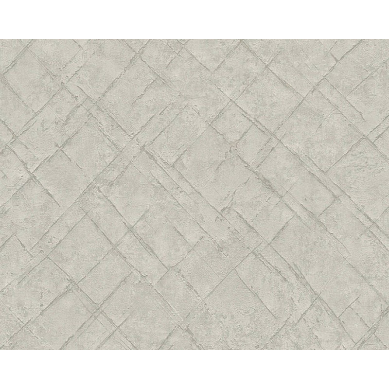 33' L x 21" W Wallpaper Roll, Grey/Silver