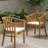 Elegant Outdoor Wood Chair With - Upholstery - Transform Your Patio Into A Stylish Retreat Cushion Covers Perfect For Space