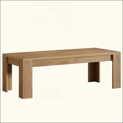Table de salle à manger généreuse, table de cuisine, bureau à domicile (table seulement)