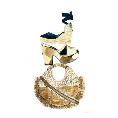 Beach Glam II - bleu marine