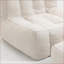 Fauteuil à billes Soft Soft Repose-pieds | Revêtement en velours | 38,5 profondeur de siège