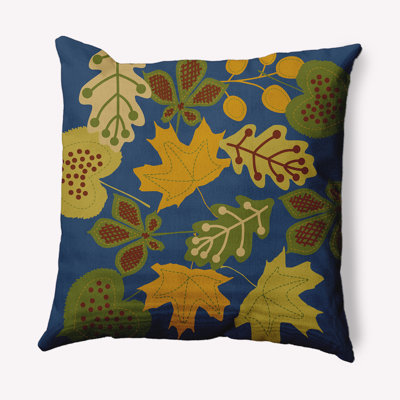 Floral Reversible Throw Pillow