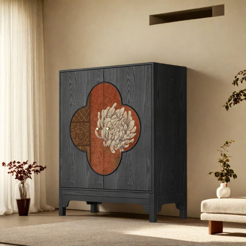 Buffet pratique rétro Art Design, Noir