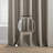 Armita Italian Faux Linen Room Darkening Curtains for Bedroom & Living Room Curtains - Single Panel Window Curtains-1943634171-1943634169
