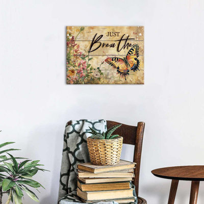 Just Breathe Wall Art