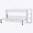 Twin Size Murphy Bed With Bookshelf White