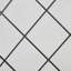 Contemporary Iron Fireplace Screen, Minimalist Diamond Mesh Design, Single Panel, 41.5" W