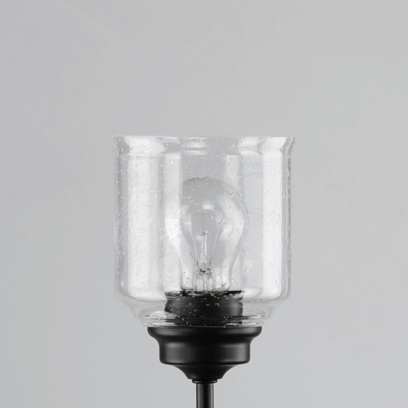 Nunez 8 - Light Dimmable Classic / Traditional Chandelier, Black