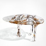 Crystal Branched Adorned Coffee Table