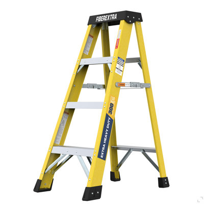 Fiberglass Reinforced Single Side Ladder – Lightweight Non-Conductive Access Ladder 4step