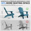 Chaise de patio Adirondack, surdimensionné pour l'extérieur 350 lb avec porte-gobelet, siège d'extérieur toutes saisons résistant aux intempéries et à la décoloration, bleu-510571920-526142694