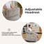 Fauteuils inclinables électriques avec appui-tête et accoudoirs réglables, avec fonctions de massage et de chauffage-295032905