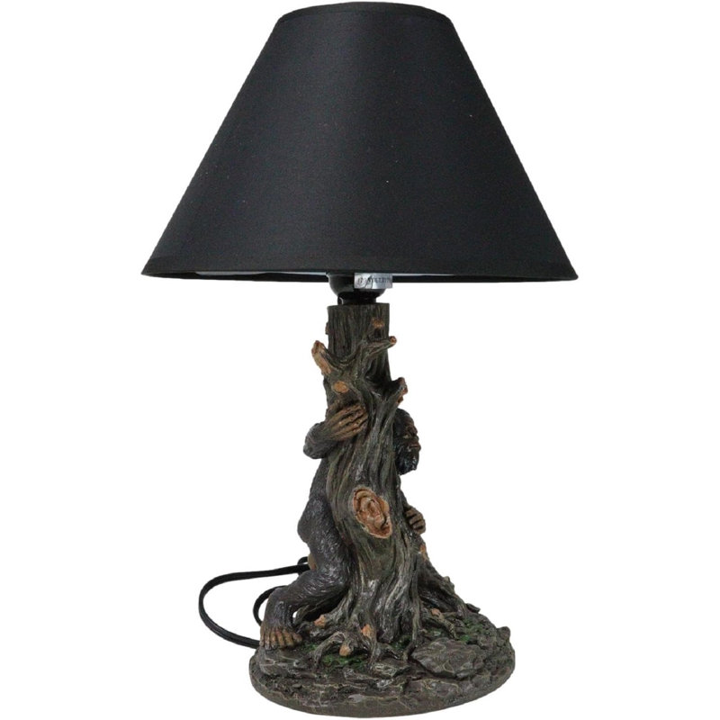 Lampe de table Mythical Creature Sasquatch Big Foot Cryptid Ape By Tree