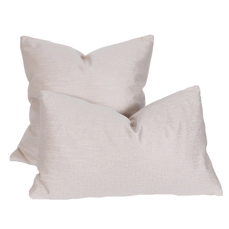 Coussin Monon Feathers, Sable