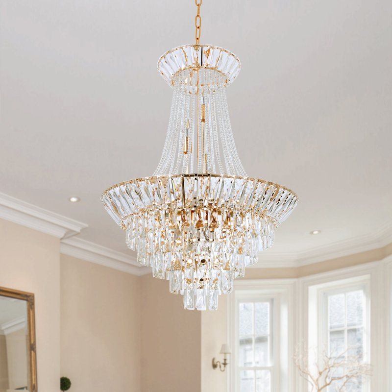 Light Dimmable Chandelier With Hanging Chain