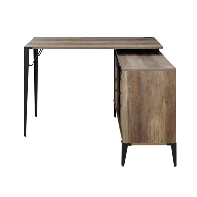 Writing Desk With Sliding Barn Door