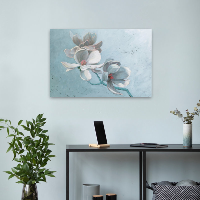 Branches de fleurs - Branche de magnolia, H 16 po x l 24 po