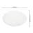 2-Piece White 16" Melamine Oval Platter