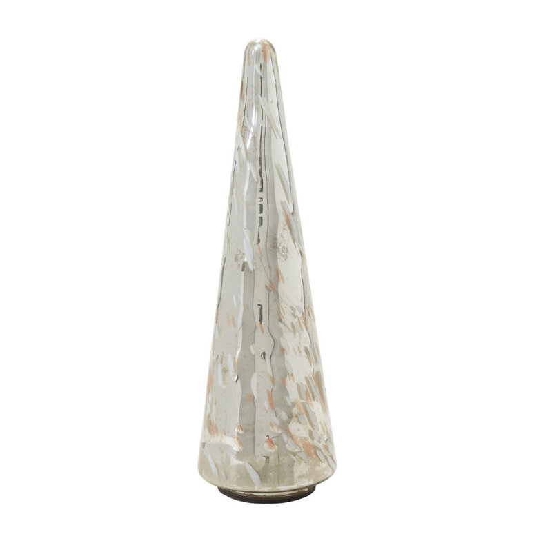 Arbre brillant 5,5 po x 18 po, Argent, H 18 po x l 5,5 po x P 5,5 po