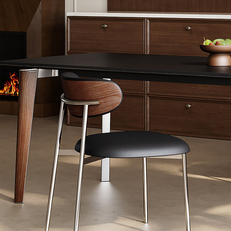 Table de salle à manger Nordic, 29.5" H x 55.1" W x 31.5" D, 5