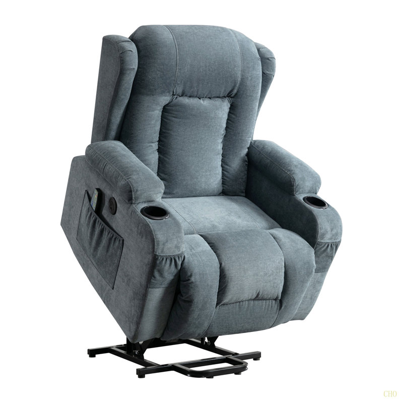 Fauteuil inclinable électrique Power Lift, Bleu