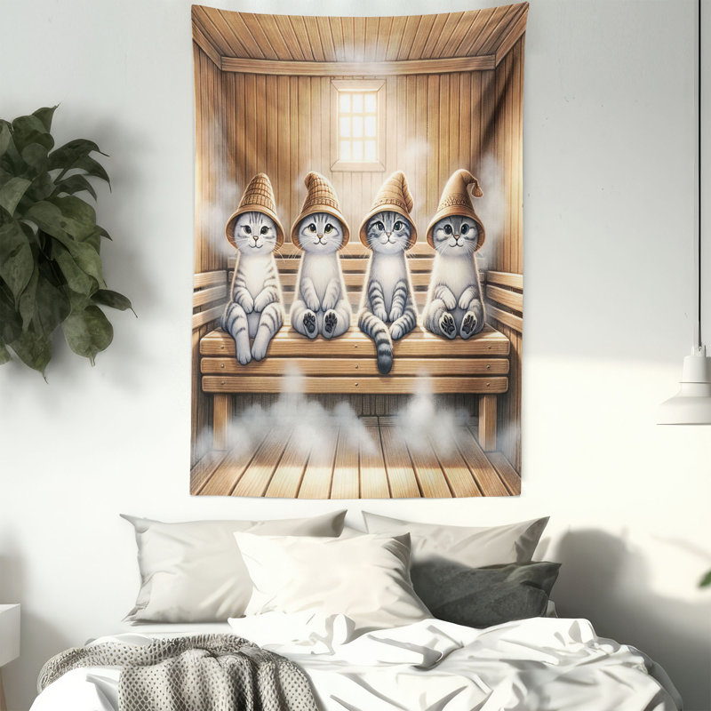 Polyester Tapestry, 80" H x 60" W
