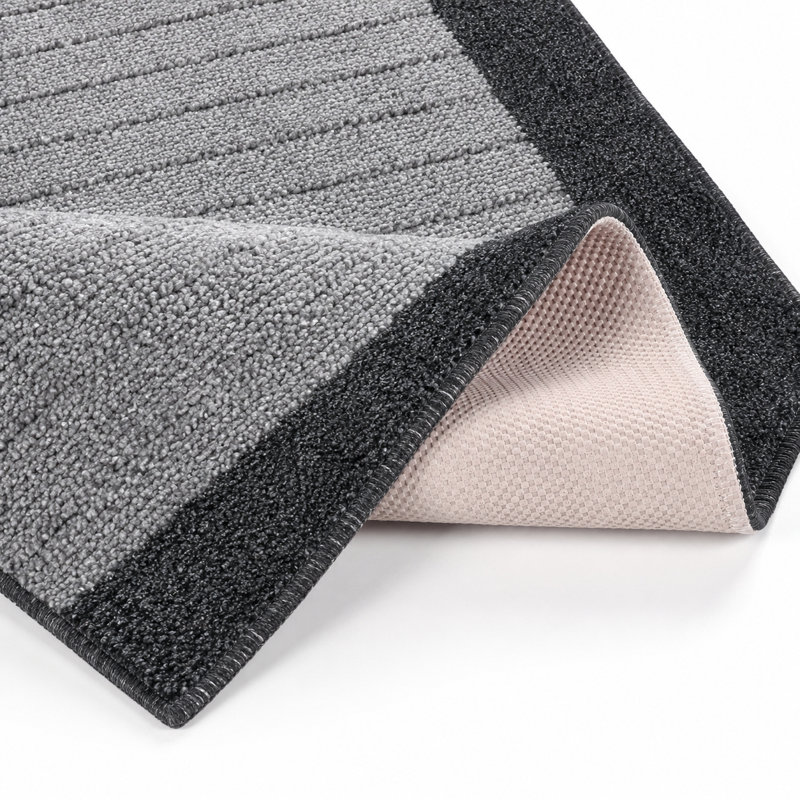 Tapis de couloir gris anthracite Essential Lane, Graphite, 19 pi