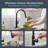 Single Handle High Arc Kitchen Faucet with Dual-Function Pull-Down Sprayer
