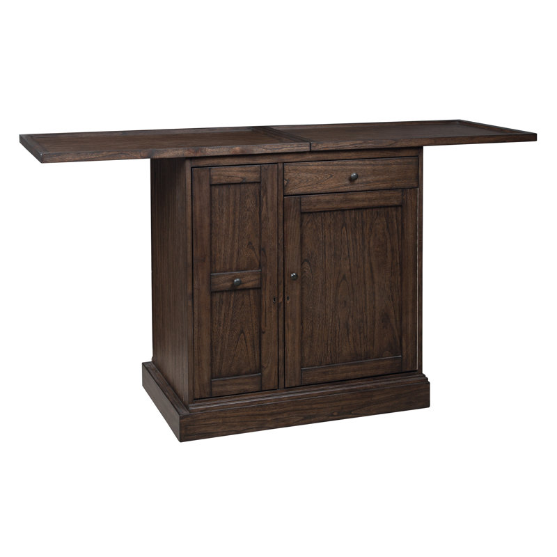 Tipple 38'' Solid Wood Bar Cabinet