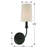 Moriz Steel Armed Sconce-930059111