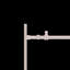 Porte de douche coulissante en verre transparent l 60 po x H 76 po en noir mat