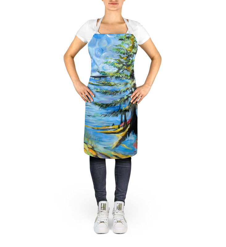 No Pattern Bib Apron